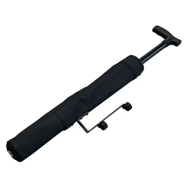 Cane Holder Kit securely attached to WHILL Model F, providing convenient cane storage for easy access.
