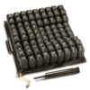 ROHO Contour Select Cushion with air cells for pressure relief, contoured design for stability, and adjustable comfort ideal for long-term use.