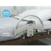 Stander EZ Click LTC Bed Handle installed on a bed, showing the easy click-on design and secure support handle.