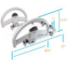 Stander EZ Click LTC Bed Handle installed on a bed, showing the easy click-on design and secure support handle.