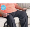 EZ Stand-N-Go Heavy Duty with dual handles and adjustable frame, providing stable support for safe transitions from couches and chairs.