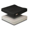 GO Cushion JAY GO Wheelchair Cushion with dual-layered foam and a Dartex moisture-resistant cover, providing mild contouring and comfort for low-risk users.