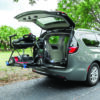 Harmar-RS75_AL600HD-1064_lpr Compact Harmar AL6000 Inside Platform Lift installed in SUV, providing secure transport for powerchairs and scooters.