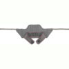 Invacare Premier Series Stand-Assist Sling 4 Invacare Premier Series Stand-Assist Sling in gray with blue binding, designed for toileting and weight-bearing transfers with Invacare Stand-Up Lifts.