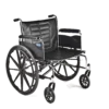 Invacare Tracer IV 2 Invacare Tracer IV Heavy-Duty Wheelchair with reinforced carbon steel frame, flip-back armrests, and durable urethane rear wheels.