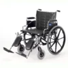 Invacare Tracer IV 5 Invacare Tracer IV Heavy-Duty Wheelchair with reinforced carbon steel frame, flip-back armrests, and durable urethane rear wheels.