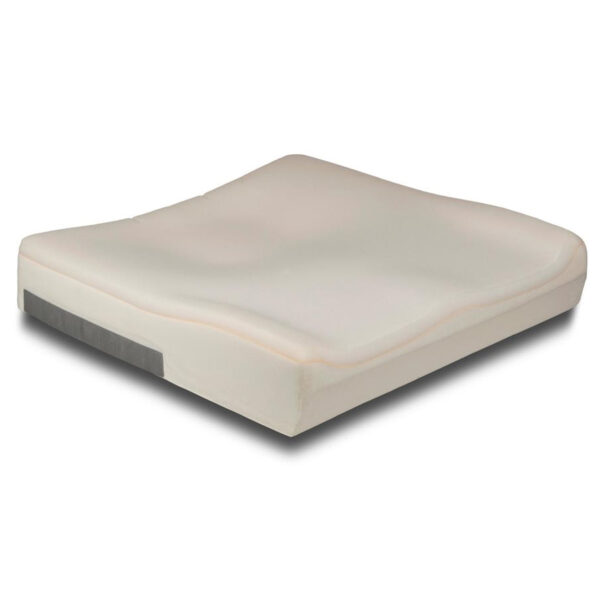 JAY Ion wheelchair cushion with multi-layered foam base and antimicrobial, moisture-resistant covers for advanced comfort and skin protection.