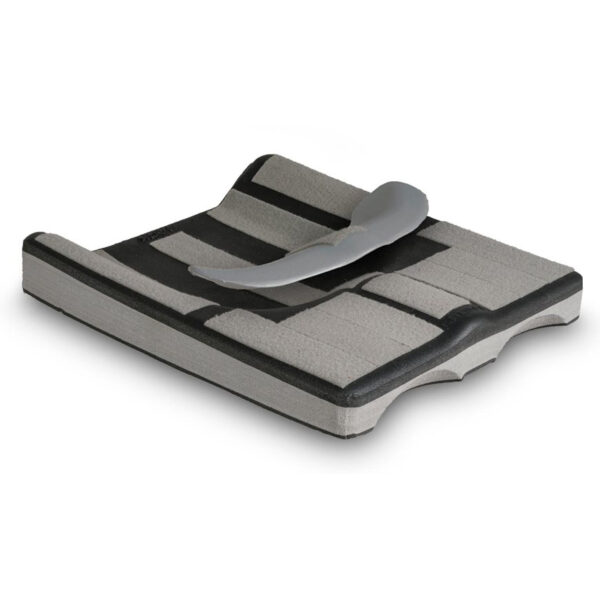 JAY GS Cushion with durable foam base, fluid insert, and built-in adjustability for pediatric wheelchair users.
