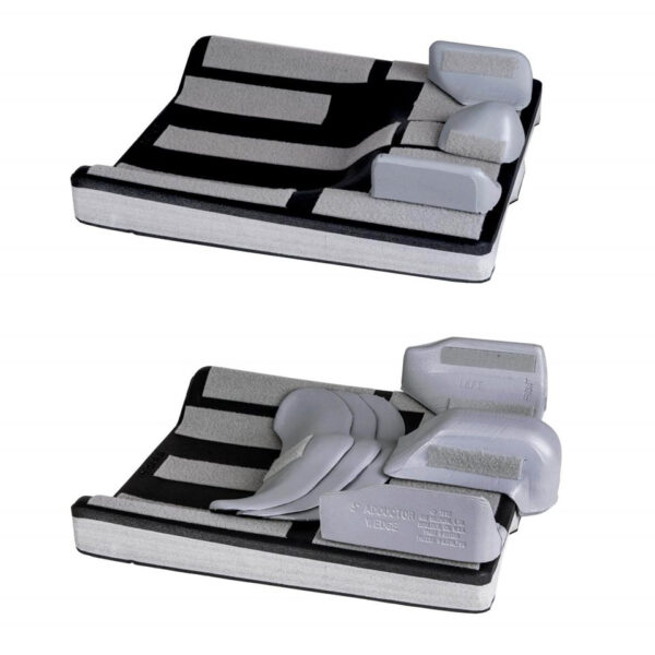 JAY GS Cushion with durable foam base, fluid insert, and built-in adjustability for pediatric wheelchair users.
