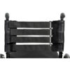 JAY GO wheelchair back with Velcro strap assembly, wide straps, and a durable, moisture-resistant Dartex cover for basic support.