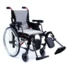 Karman Ergonomic S-305Q Wheelchair with lightweight aluminum frame, ergonomic S-shaped seat, and adjustable armrests for daily mobility.