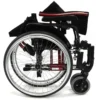 Karman Ergonomic S-305Q Wheelchair with lightweight aluminum frame, ergonomic S-shaped seat, and adjustable armrests for daily mobility.