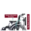 Karman Ergonomic S-305Q Wheelchair with lightweight aluminum frame, ergonomic S-shaped seat, and adjustable armrests for daily mobility.