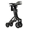 Triumph Maverick Rollator with a lightweight frame, ergonomic handles, and built-in seat, designed for easy mobility and comfortable rest.