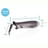 Ergonomic Metro Car Handle Plus with built-in LED flashlight, designed for easy car entry and exit support.