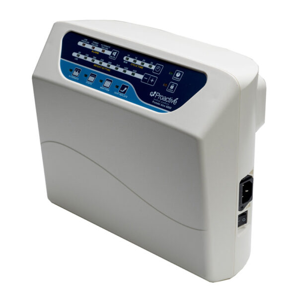Protekt® Aire 6000 Air Mattress with deluxe digital pump, cell-on-cell design, and quilted fluid-resistant cover for pressure ulcer treatment.