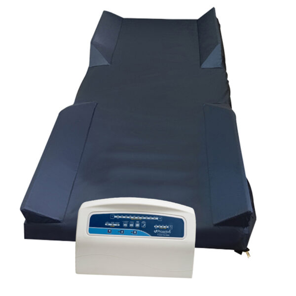 Bariatric Protekt Aire 8000 Air Mattress with durable air cells, quilted cover, and advanced pump for pressure relief and skin protection.