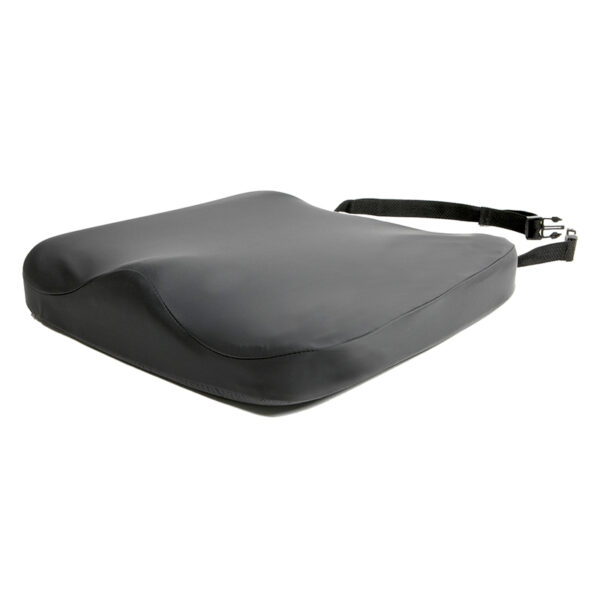 Protekt Supreme Cushion with high-density foam, leg troughs, and breathable, fluid-resistant cover for enhanced comfort and positioning.