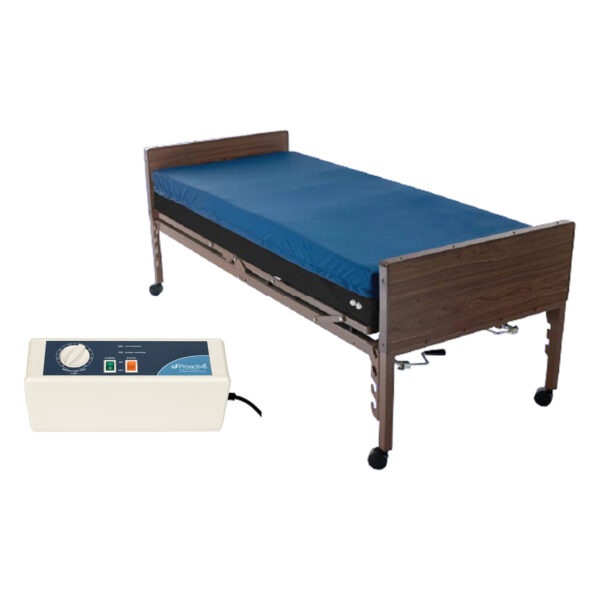 Protekt Supreme Support Air/Foam Mattress with self-adjusting air cells, VGPT™ foam, and optional alternating pressure pump for advanced pressure relief.