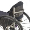 ROHO AGILITY® Active Aluminum Back with lightweight aluminum frame, Min/Mid contour options, and adjustable air insert for customizable support.