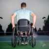 ROHO AGILITY® Active Aluminum Back with lightweight aluminum frame, Min/Mid contour options, and adjustable air insert for customizable support.