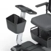 Ri Front Basket Front Basket attached to WHILL Model Ri tiller, spacious and detachable for carrying groceries and personal items.