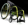 Karman S-ERGO ATX Wheelchair with lightweight aluminum frame, adjustable ergonomic features, and large wheels for all-terrain mobility.