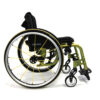 Karman S-ERGO ATX Wheelchair with lightweight aluminum frame, adjustable ergonomic features, and large wheels for all-terrain mobility.