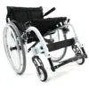 Karman S-ERGO ATX Wheelchair with lightweight aluminum frame, adjustable ergonomic features, and large wheels for all-terrain mobility.