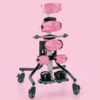 Leckey Squiggles Stander with customizable postural supports and adjustable frame for children aged 1–5 years.