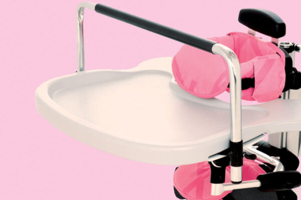 Leckey Squiggles Stander with customizable postural supports and adjustable frame for children aged 1–5 years.