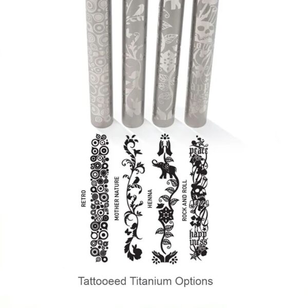 TiLite Titanium Tattooed Options