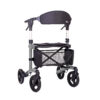 Triumph Escape 6 Triumph Escape Rollator with a compact foldable design, shown with adjustable handles and seat, offering convenient mobility support.