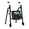 Triumph Essentials-Walker-6-1 Essentials Walker with padded seat, backrest, 5” wheels, cup holder, and cane holder, designed for portability and convenience.