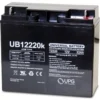 UPG-12V-22AH-UB12220 f UPG 12V 22AH sealed lead acid battery, designed for mobility scooters, power chairs, and other high-capacity applications.