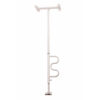 Stander Wonder Bathtub Pole securely installed beside a bathtub, providing adjustable support for safe entry and exit.
