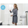 Stander Wonder Bathtub Pole securely installed beside a bathtub, providing adjustable support for safe entry and exit.