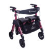 Wonder Rollator HD, featuring a high-capacity frame with large wheels, ergonomic handles, and padded seat for heavy-duty mobility support.