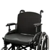 Elements® Back Support with 1" foam, adjustable tension straps, and foldable design for portability and lumbar support.