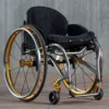 TiLite TRA wheelchair with titanium frame, custom-fit options, and adjustable features for active users.