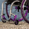 zra-fulladjustability TiLite ZRa Series 2 rigid wheelchair with a lightweight titanium frame and customizable design for personalized mobility and comfort.