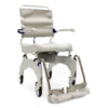 Aquatec Ocean Ergo Shower Commode with ergonomic seat, adjustable armrests and footrests, and compact design for independence and comfort.