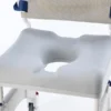 Aquatec Ocean Ergo Shower Commode with ergonomic seat, adjustable armrests and footrests, and compact design for independence and comfort.