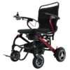 Forcemech Carbon F1 folding power chair with carbon fiber frame, compact design, and lightweight build.