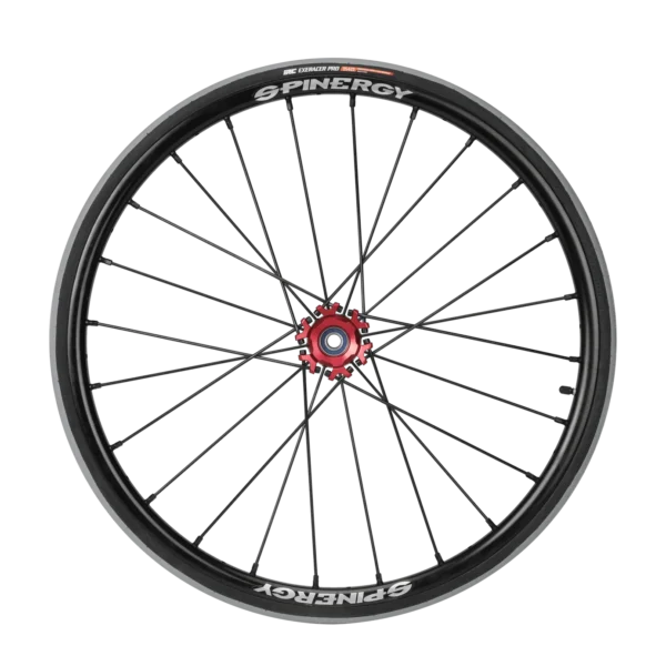 IRC Exeracer Pro tires with smooth tread, lightweight design, and non-marking silica compound, shown paired with Spinergy sport wheels.