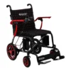 Journey Air Elite Lightweight Folding Power Chair with a carbon fiber frame, brushless motors, foldable design, and joystick control for easy mobility.