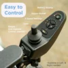 Journey Zoomer – 5 Journey Zoomer Folding Power Chair with joystick control, lightweight design, and swing-away footplate, ideal for travel and everyday use.