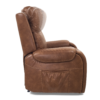 Titan PR-449 Lift Chair with Twilight technology in a lay-flat position, featuring a stylish, padded seat, adjustable headrest, and durable upholstery.
