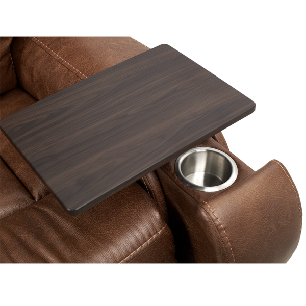 Titan PR-449 Lift Chair with Twilight technology in a lay-flat position, featuring a stylish, padded seat, adjustable headrest, and durable upholstery.