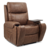 Titan PR-449 Lift Chair with Twilight technology in a lay-flat position, featuring a stylish, padded seat, adjustable headrest, and durable upholstery.